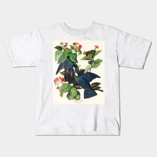 White-crowned Pigeon from Birds of America (1827) Kids T-Shirt